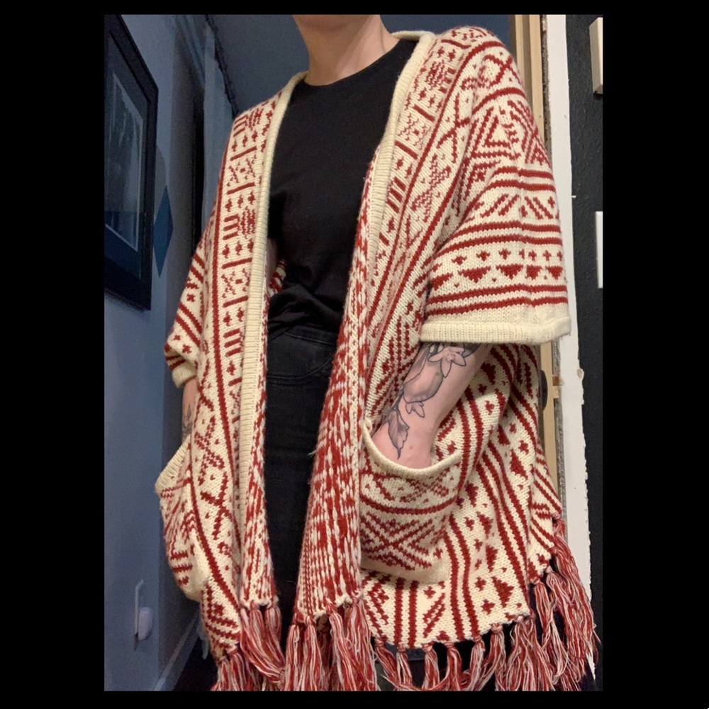 Sweater throw